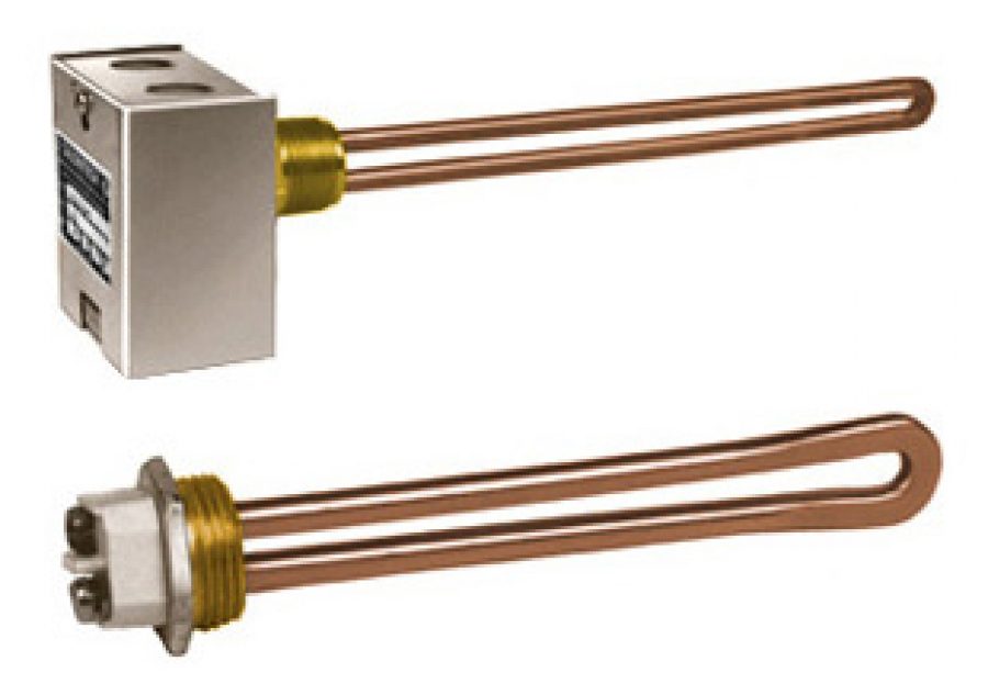 Isotherm screw-plug immersion heating elements